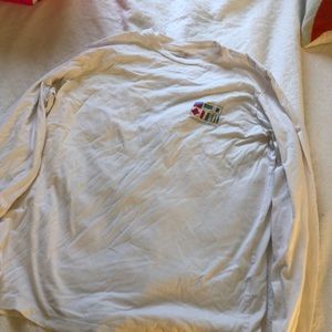 Long sleeve white Nautical Vineyard Vines shirt
